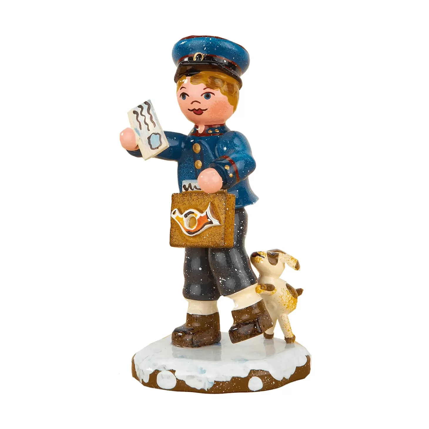 Hubrig Volkskunst Hubrig Miniatures>Winter Children Postman