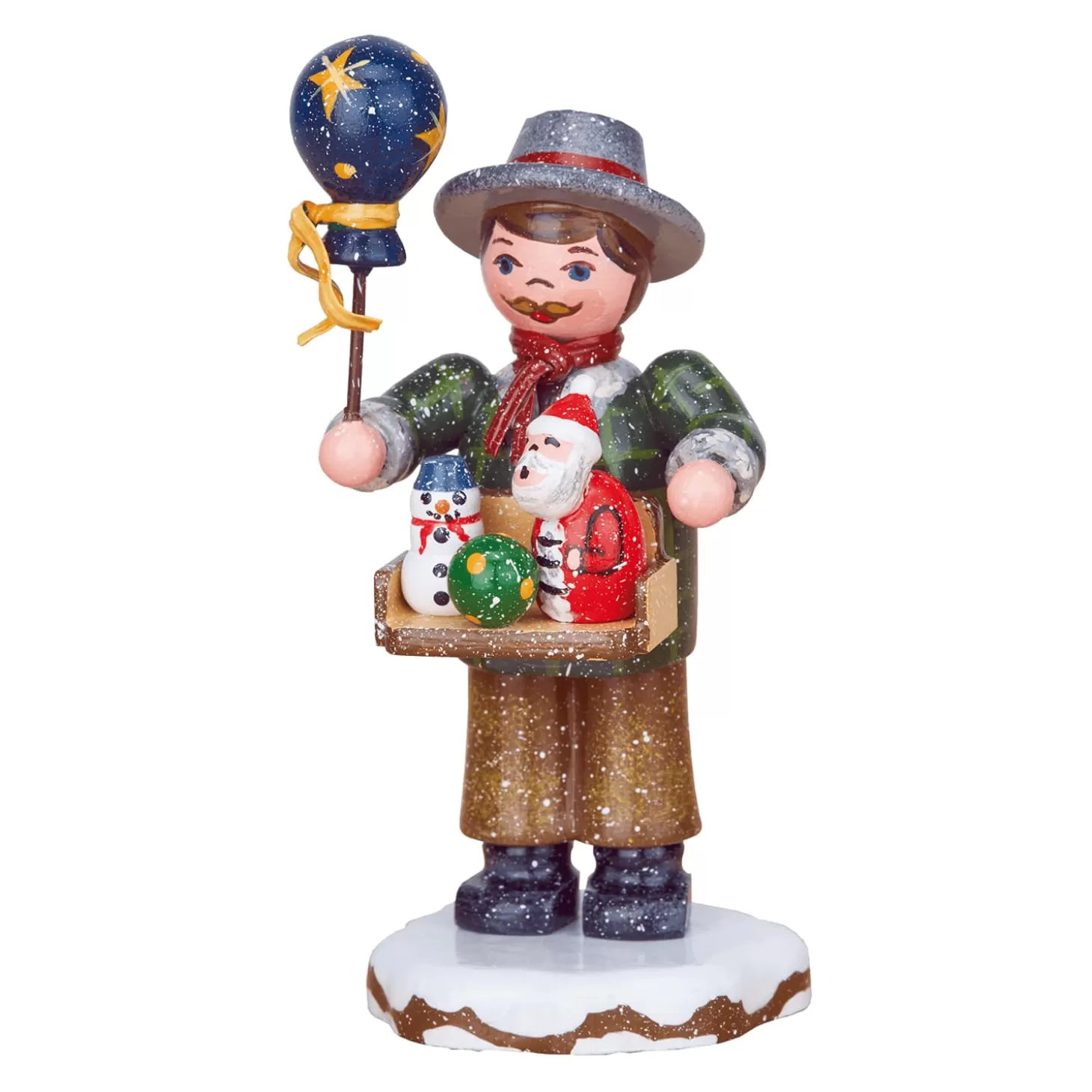 Hubrig Volkskunst Hubrig Miniatures>Winter Children Toy Dealer