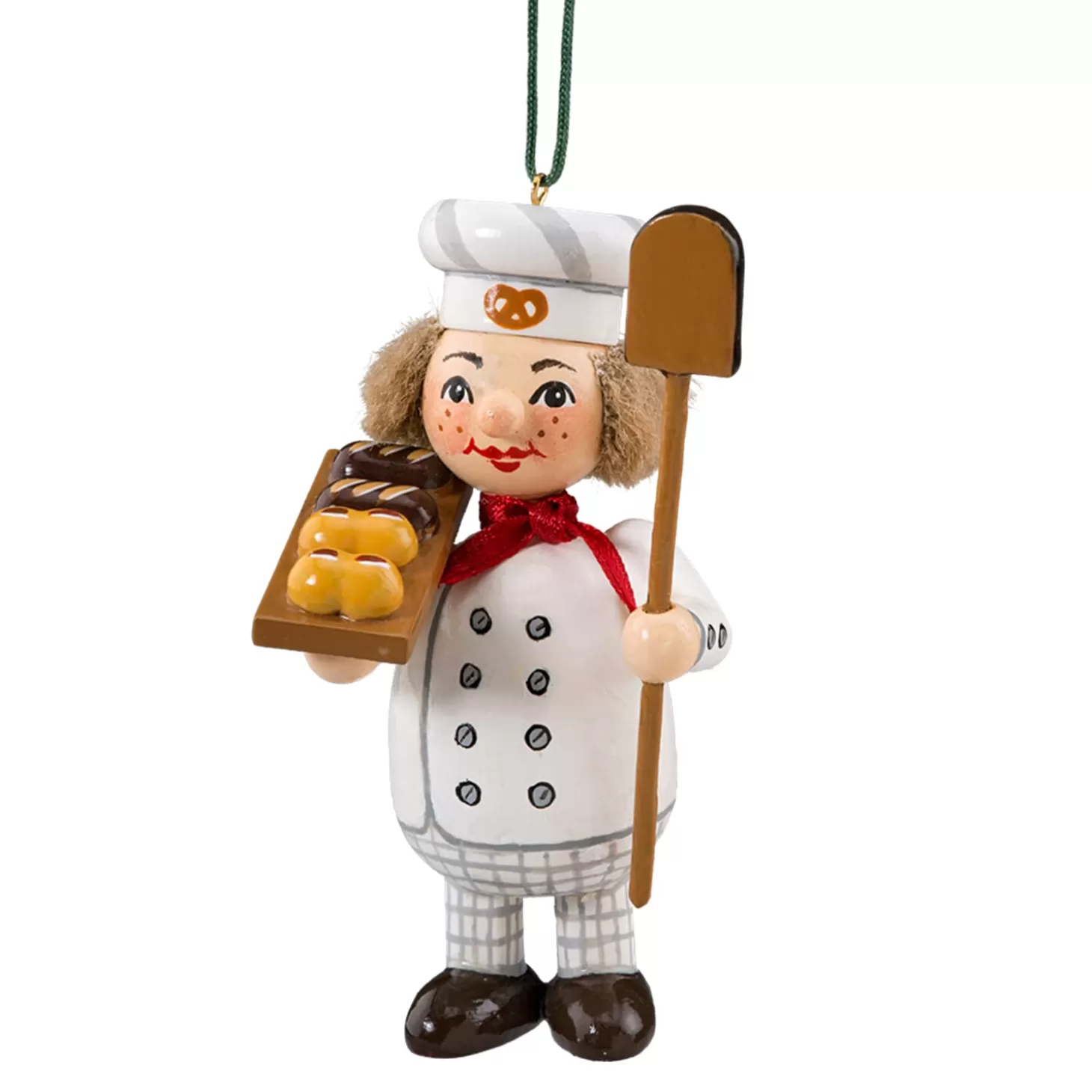 * Wood Tree Decorations>Wooden Buddy "Baker"