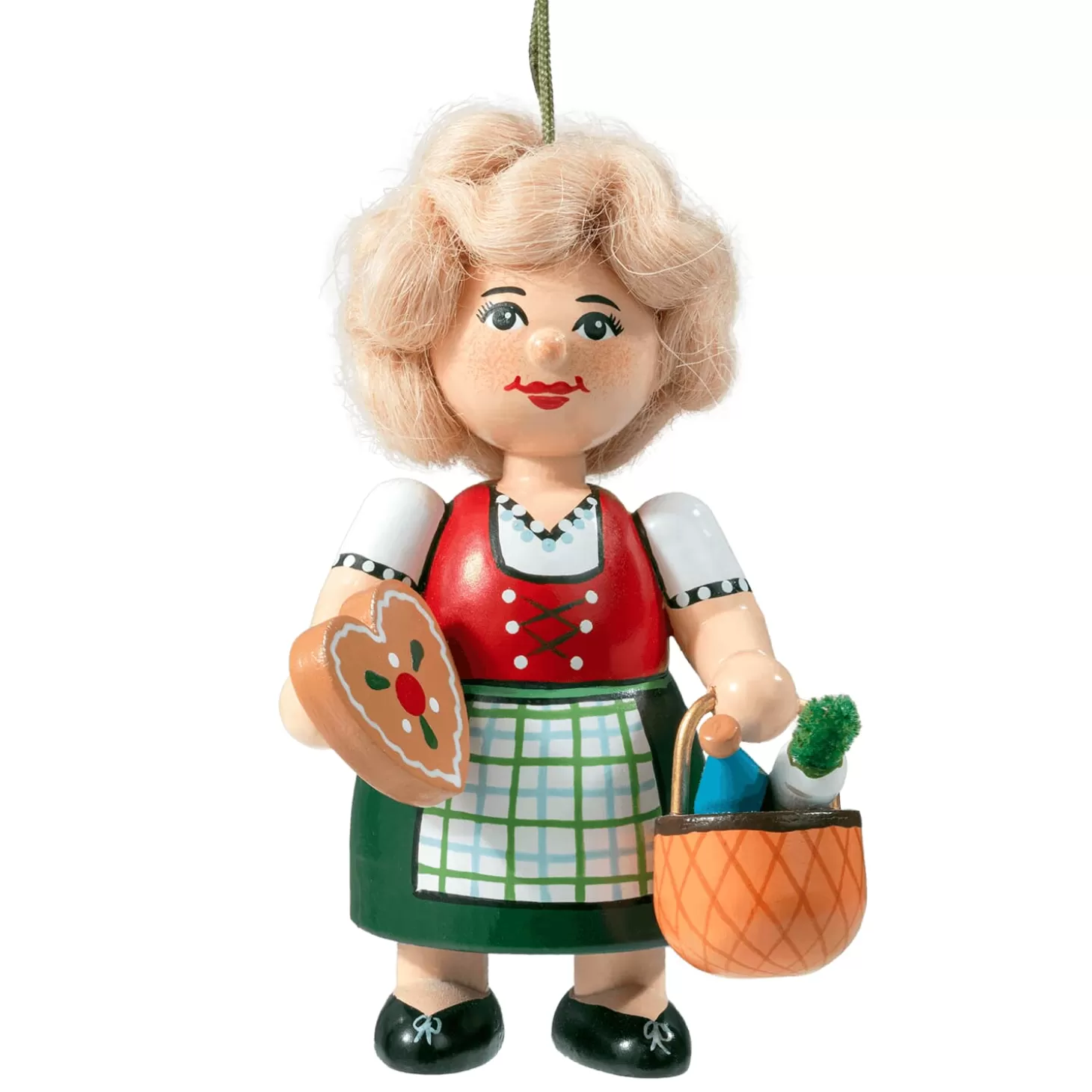 * Bavaria Souvenirs>Wooden Buddy "Bavarian Girl"