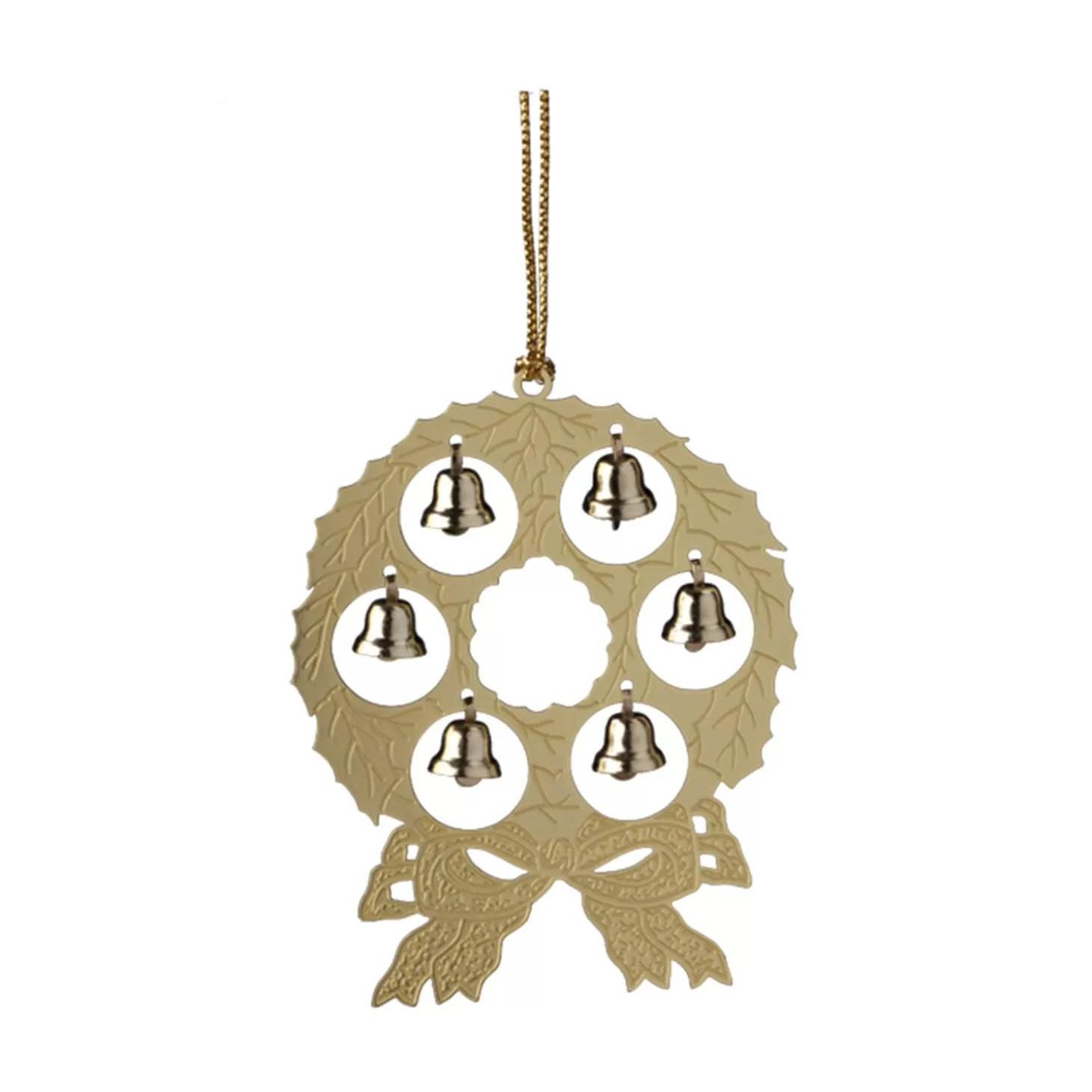 * Brass Tree Decorations>Wreath With Bells