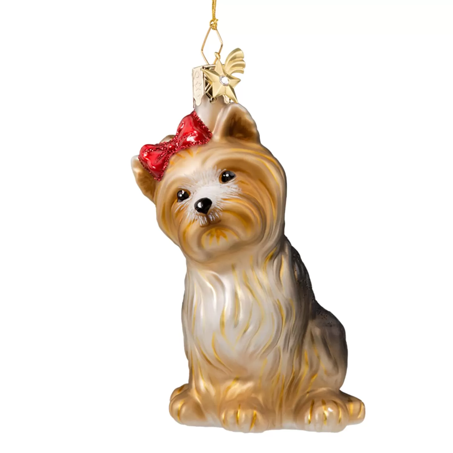 Poesie in Glas Glass Tree Decorations>Yorkshire Terrier